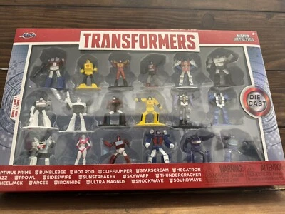 Jada Toys• MetalFigs Transformers • Serie 1 - Figuras diecast de 1,65 pulgadas• Paquete de 18 Foto 1 de 4