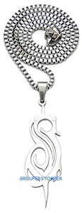 Slipknot Stainless Steel Pendant with 24 Inch Box Link Necklace Mushroomhead - Picture 1 of 5