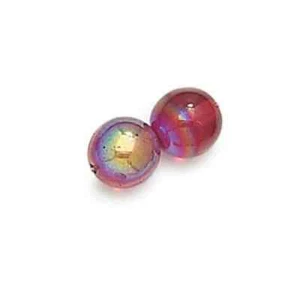 4 mm, redondo Druk, Siam AB, 50 cuentas checas Druk, (duk27) - Imagen 1 de 1