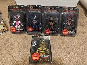 FNAF Five Nights At Freddy’s Funko Action Figures Wave 2 FULL SET SEALED - Picture 1 of 2