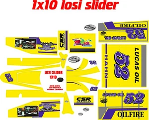 losi slider 1/10 wrap kit decal sticker BHOF2020 - Picture 1 of 3
