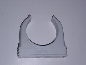 50 Stü. oder einzeln👍🫠Quick Klemmschelle Obo Bettermann M40 lichtgrau RAL 7035 - Bild 1 von 4