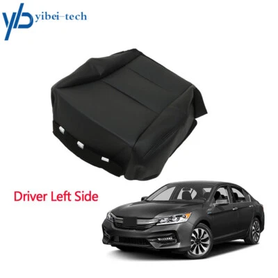 Кожаный чехол на нижнее сиденье со стороны водителя для Honda Accord 2013-2016 2017 годов выпуска черный - Изображение 1 из 4