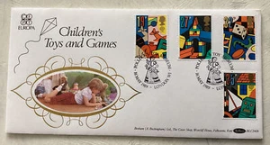 GB QEII 1989 Games And Toys Benham Silk FDC Pollocks Museum SHS BLCS42b Cat £10+ - Picture 1 of 4