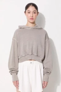 Reebok Classics Natural Dye Long Sleeve Cropped Hoodie Women's Size Large - Picture 1 of 11