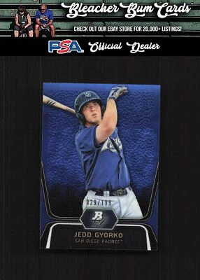 2012 Bowman Platinum BPP15 Jedd Gyorko Prospects Blue Refractors /199 - Изображение 1 из 2