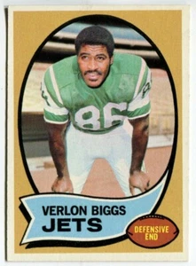 1970 Topps #3 Verlon Biggs New York Jets - Bild 1 von 2