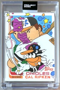 TOPPS PROJECT 2020 #220 CAL RIPKEN, JR by Artist ERMSY 1982 ORIOLES ** FREE SHIP - Picture 1 of 3