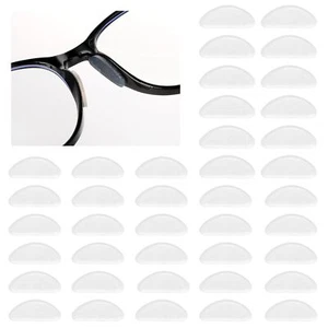 Silicone Eyeglass Nose Pads, 20 Pairs Anti Slip Nosepads with Sticky Backing ... - Picture 1 of 7