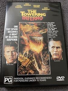 The Towering Inferno (DVD) Region 4 Steve McQueen Paul Newman Faye Dunaway