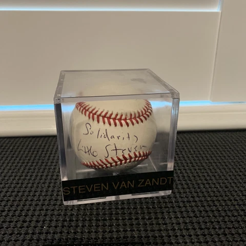 LITTLE STEVEN Sopranos Bruce Springsteen, Autograph Baseball in Person NO COA Cover