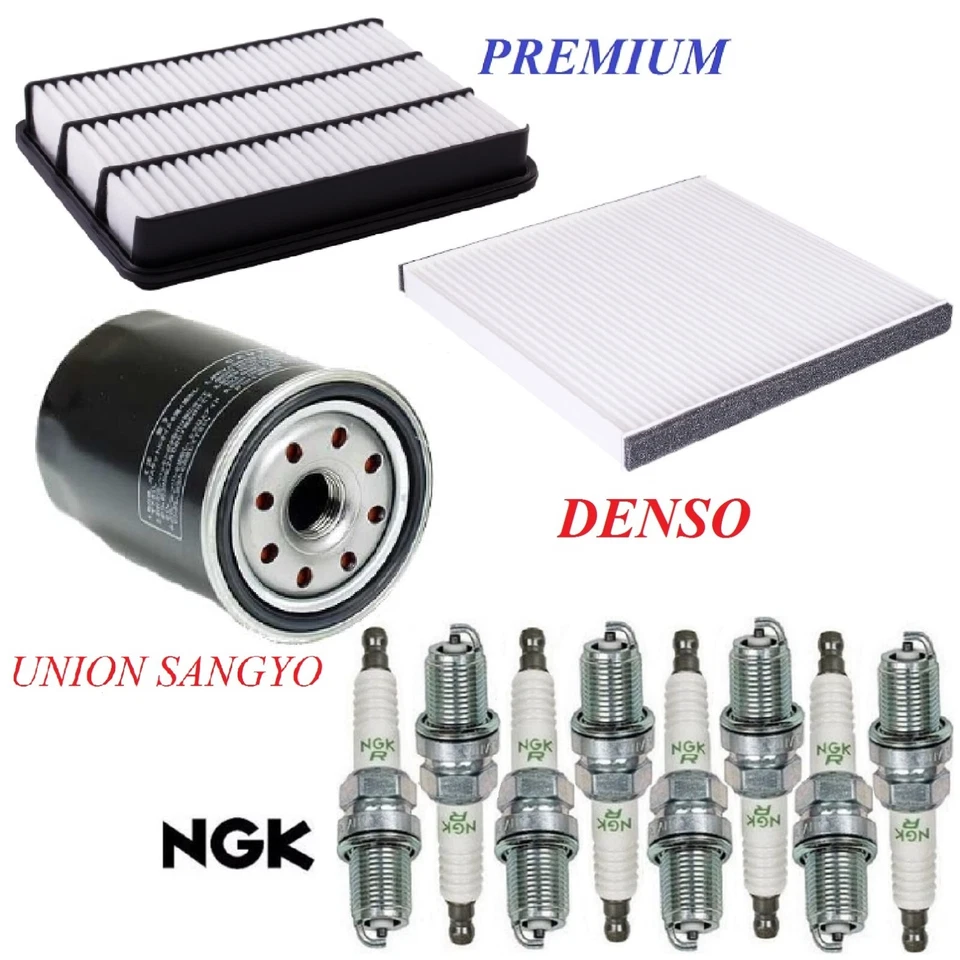 Tune Up Kit Filters Spark Plugs For TOYOTA 4RUNNER V8 4.7L 2003-2009 - Image 1 of 1