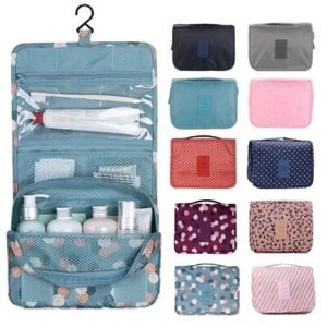 Unisex Travel Cosmetic Makeup Bag –Hanging Toiletry Organizer Storage Case Pouch - Picture 1 of 42