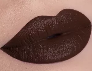 DOSE OF COLORS COSMETICS LIP IT UP SATIN LIPSTICK FUDGE DARK CHOCOLATE BROWN NIB - Picture 1 of 5