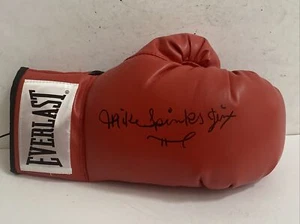 Michael Spinks HOF Olympia signed handsigniert Auto Everlast Boxhandschuh BG24 - Bild 1 von 9