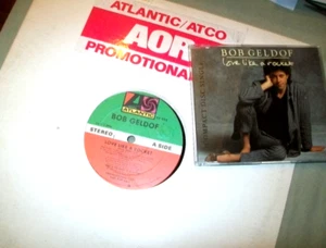 Bob Geldof PROMO VINYL / CD LOT Love Like a Rocket - Picture 1 of 1