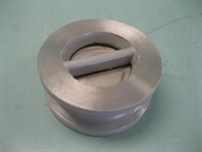 4" 150# Válvulas ABZ 1CD-10P Válvula de retención de doble placa WCB x CF8M  Foto 1 de 4