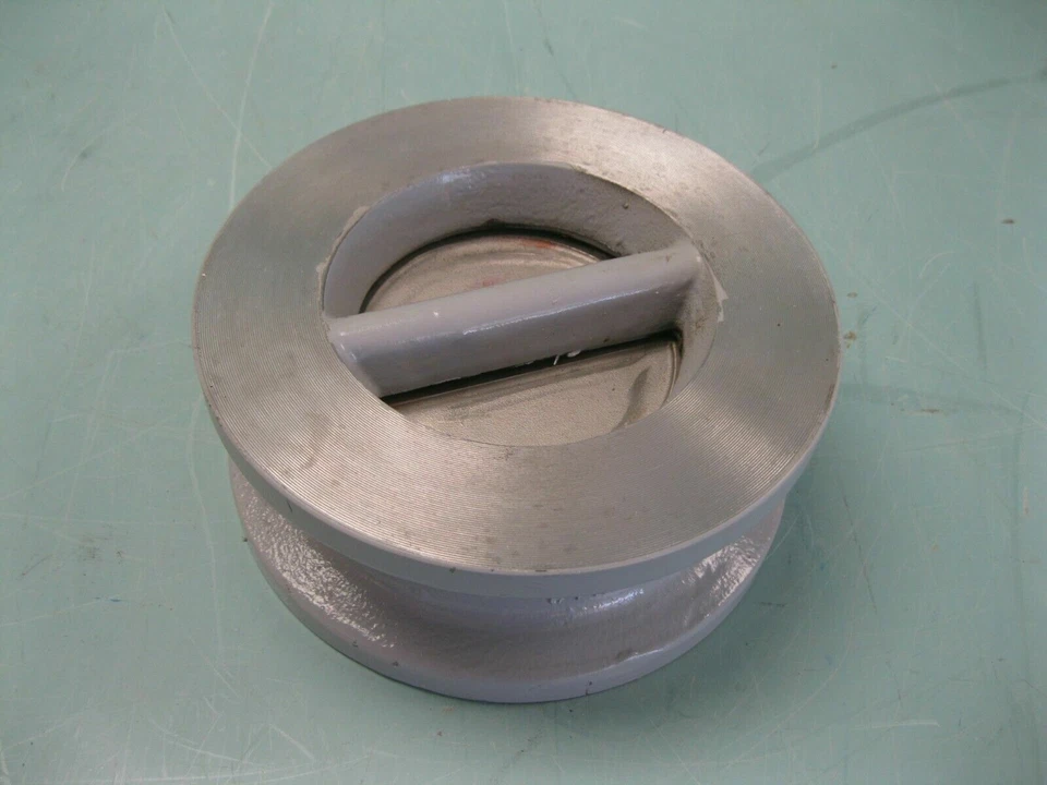 4" 150# Válvulas ABZ 1CD-10P Válvula de retención de doble placa WCB x CF8M  Foto 1 de 4