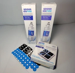 Paquete de 2 filtros de aire de agua aptos para LG LT700P LMXS27626S LMXS27626D LT120F - Imagen 1 de 1