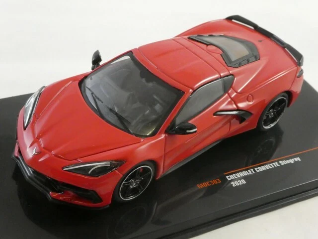 CHEVROLET CORVETTE C8 STINGRAY 2020 ROSSO IXO MOC303 1/43
