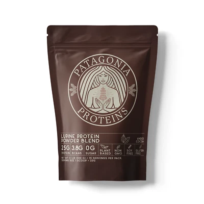 Lupine Protein Powder - Andes Cocoa (15 servings) - Image 1 of 4
