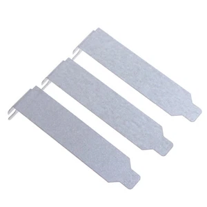 5pcs/lot 8cm Silver PCI Slot Cover PC Computer Case Dust Filter Blanking Boa _&c - Afbeelding 1 van 11