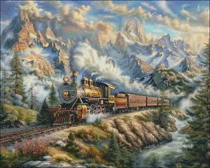 Pleasant Journey - Counted Cross Stitch Kits Needlework Embroidery DIY - Picture 1 of 3