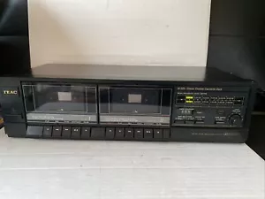 RARE Vintage TEAC W-300 Dual Stereo Cassette Deck Player / Recorder - Picture 1 of 7