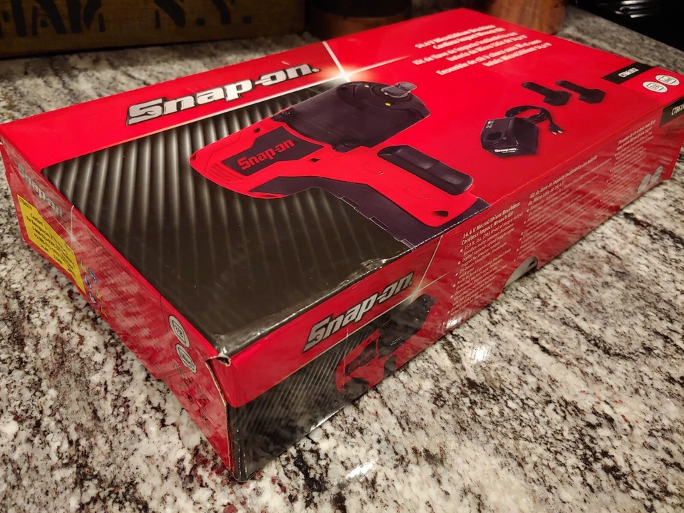 Snapon Tools 14.4 V 3/8" Drive MicroLithium Cordless Impact Wrench Kit- RED - Image 1 of 4