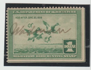 US Scott #RW4 $1 Duck Hunting Used VF CV $70 - Picture 1 of 1