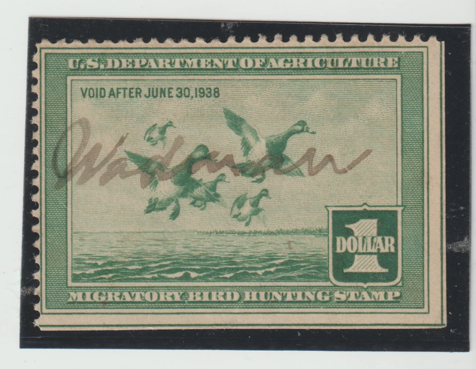 US Scott #RW4 $1 Duck Hunting Used VF CV $70 - Image 1 of 1