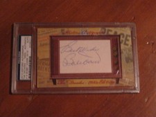 Bobby Doerr 2013 Historic Autographs The Decades Card PSA Certified