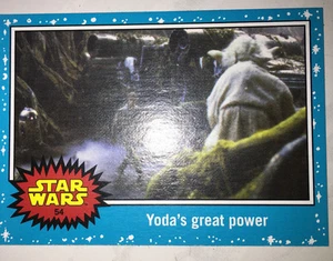 54 Yoda's Great Power 2015 Topps Star Wars Journey Force Awakens LUKE - Picture 1 of 1