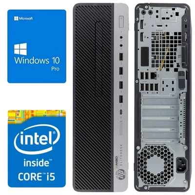 HP EliteDesk 800 G3 SFF i5-6500 (3.2GHz) 8/16/32GB - 0/256/512/1024GB SSD Win 10 - Bild 1 von 4