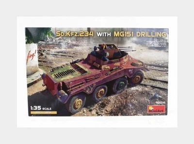 MINIART 40014 TANK - SD.KFZ. 234 WITH MG151 DRILLING MILITARY 1945 - 1/35 - Immagine 1 di 2