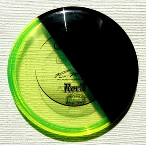 Innova Paul McBeth 4X Champion Roc3 - BBD Bright Green & Jet Black 50/50 Dye OOP - Picture 1 of 4