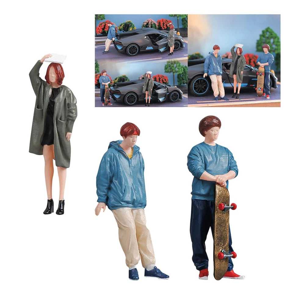 Figura in Scala 1/32 Diorama Modello Figura di Persone Figure Dipinte a Mano - Immagine 1 di 1