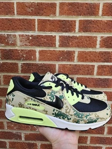 unisex Nike Air Max 90 "Camo Pack" Light Lemon Twist IF1721-700 Size UK 6 - Picture 1 of 9