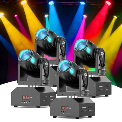 Mini 100W LED Moving Head Light RGBW Beam Stage Lighting Party Light Disco - Image 1 of 4