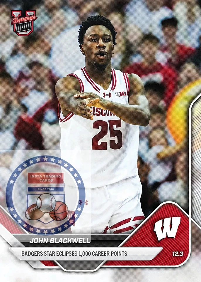 *PREVENTA* John Blackwell - 2025-26 Bowman U NOW® Baloncesto - Tarjeta 24 Foto 1 de 1