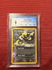 Dark Hypno 6/109 Team Rocket Returns Holo Blue LABEL 9 CGC (Subgrades) Mint - Picture 1 of 2