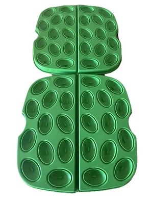 Pampered Chef Cool & Serve Two Replacement Green Deviled Egg Large Tray Set of 2 - Image 1 of 4