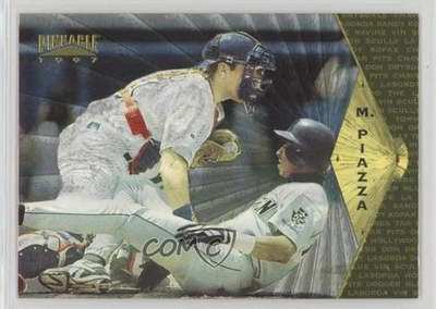 1997 Pinnacle Museum Collection Mike Piazza #103 HOF - Image 1 of 2