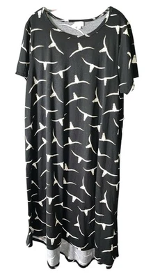 Vestido para mujer LuLaRoe talla 3XL Carly Longhorns Texas alto-bajo 3X Foto 1 de 2