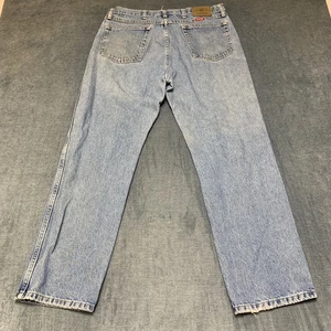 Wrangler Jeans Herren 35x30 Blau Denim Baumwolle Non Stretch Relaxed Fit Distressed - Bild 1 von 14
