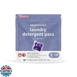 Amazon Basics Waschmittel Pacs, Lavendelduft, 120 Stück (neue Verpackung - Bild 1 von 5