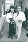 Portrait Image Of Paloma Picasso And Rafael Lop... - Vintage Photograph 714820