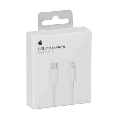GENUINE ORIGINAL Apple iPhone 11 to 14 P/M Charger USB-C to Lightning Cable - 1M - Image 1 of 4