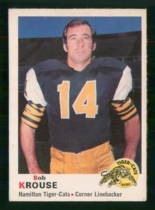 BOB KROUSE 1970 O-PEE-CHEE CFL 1970 Nº 21 EX+ 61486 - Imagen 1 de 2
