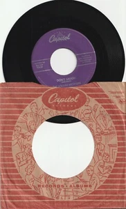 LOUVIN BROTHERS - DON'T LAUGH / NEW PARTNER WALTZ - 1957 - 45 & SLEEVE - RARE! - Picture 1 of 2